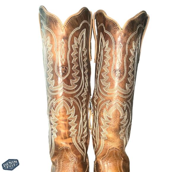 ARIAT Women’s CASANOVA SHADES OF GRAIN Snip Toe Tall Western/Cowboy BOOTS | NEW - Picture 13 of 16